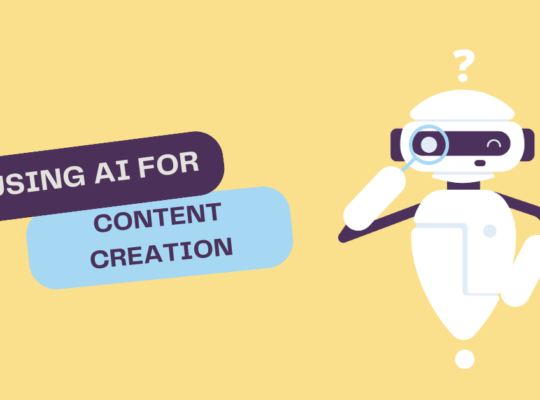 Using AI for content creation